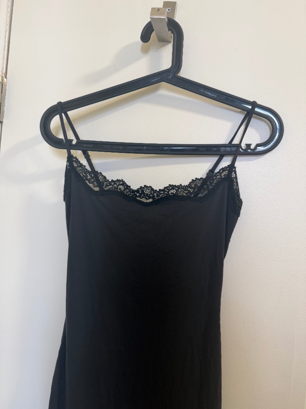 Skims black lace fits everybody dress